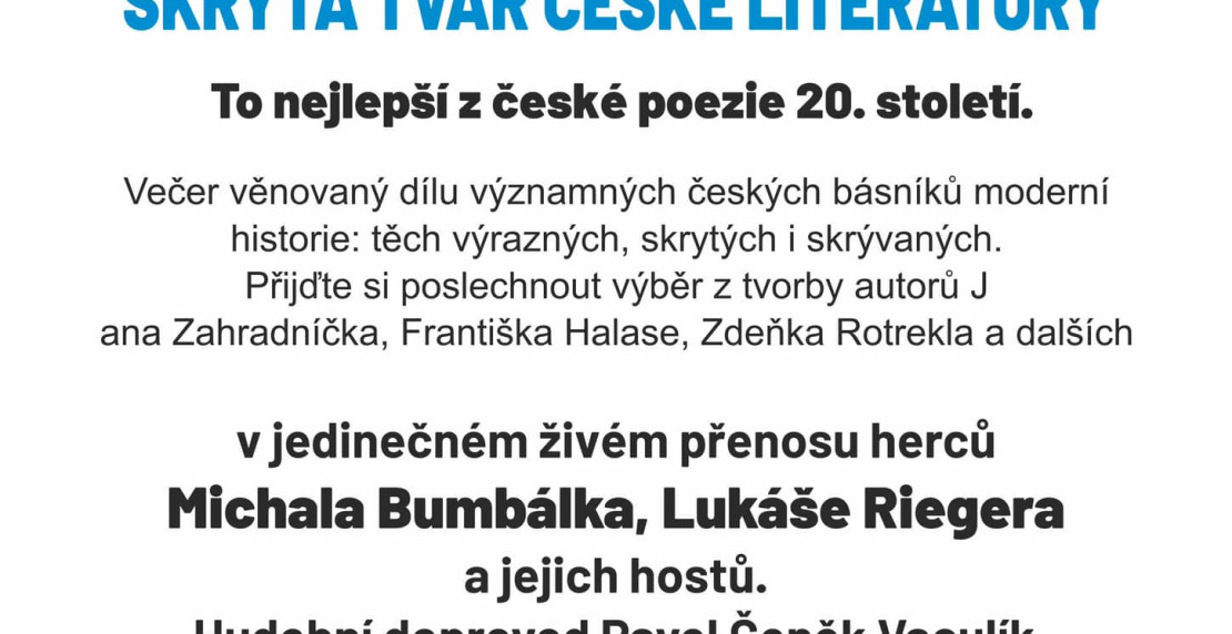 SKRYTÁ TVÁŘ ČESKÉ LITERATURY